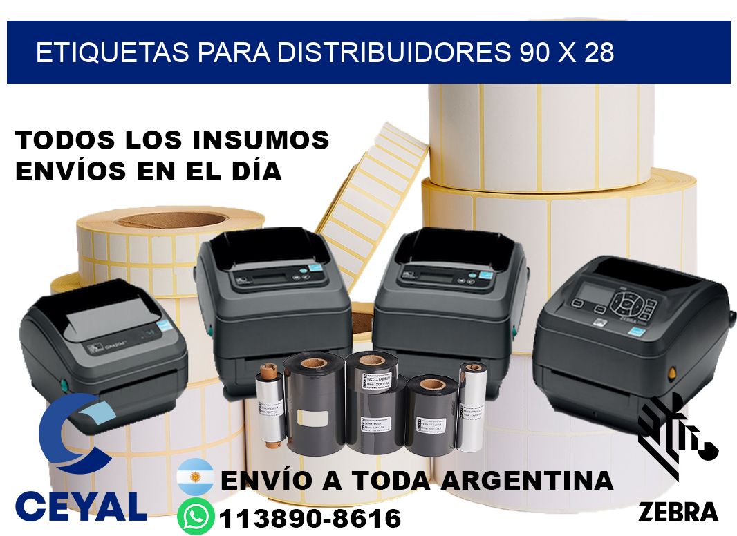 ETIQUETAS PARA DISTRIBUIDORES 90 x 28