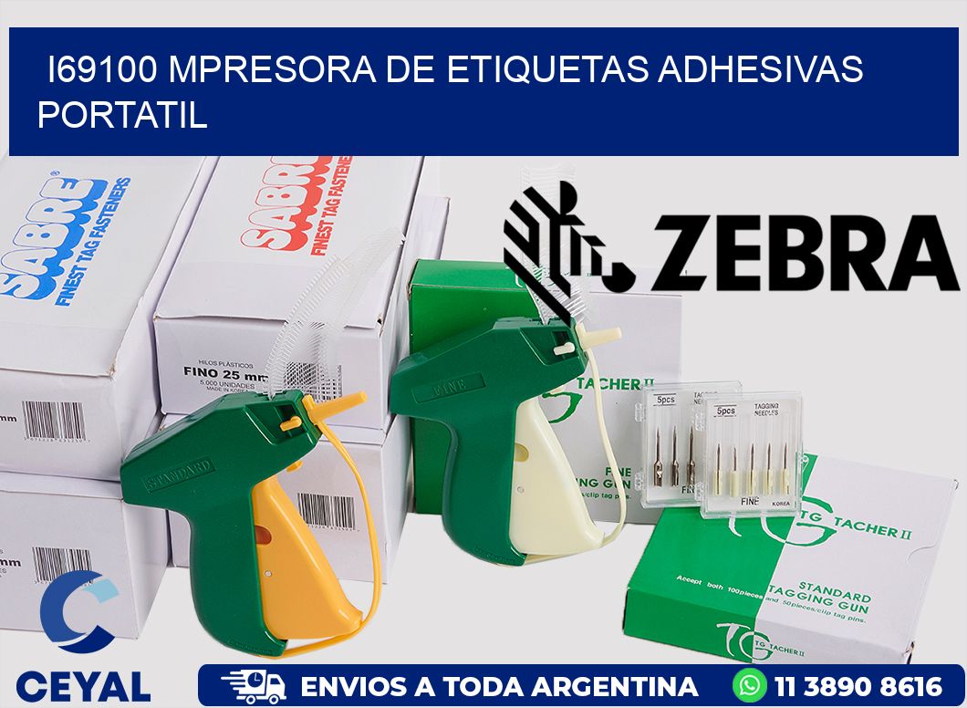 i69100 mpresora de etiquetas adhesivas portatil