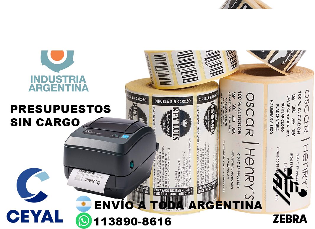 impresoras de etiquetas adhesivas mercadolibre  72 x 79