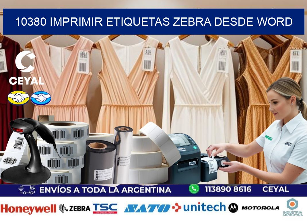 10380 imprimir etiquetas zebra desde word