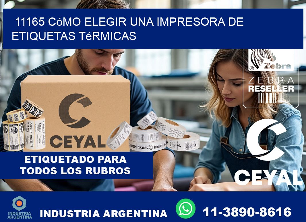 11165 cómo elegir una impresora de etiquetas térmicas