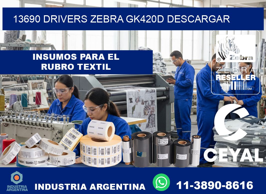 13690 drivers zebra gk420d descargar