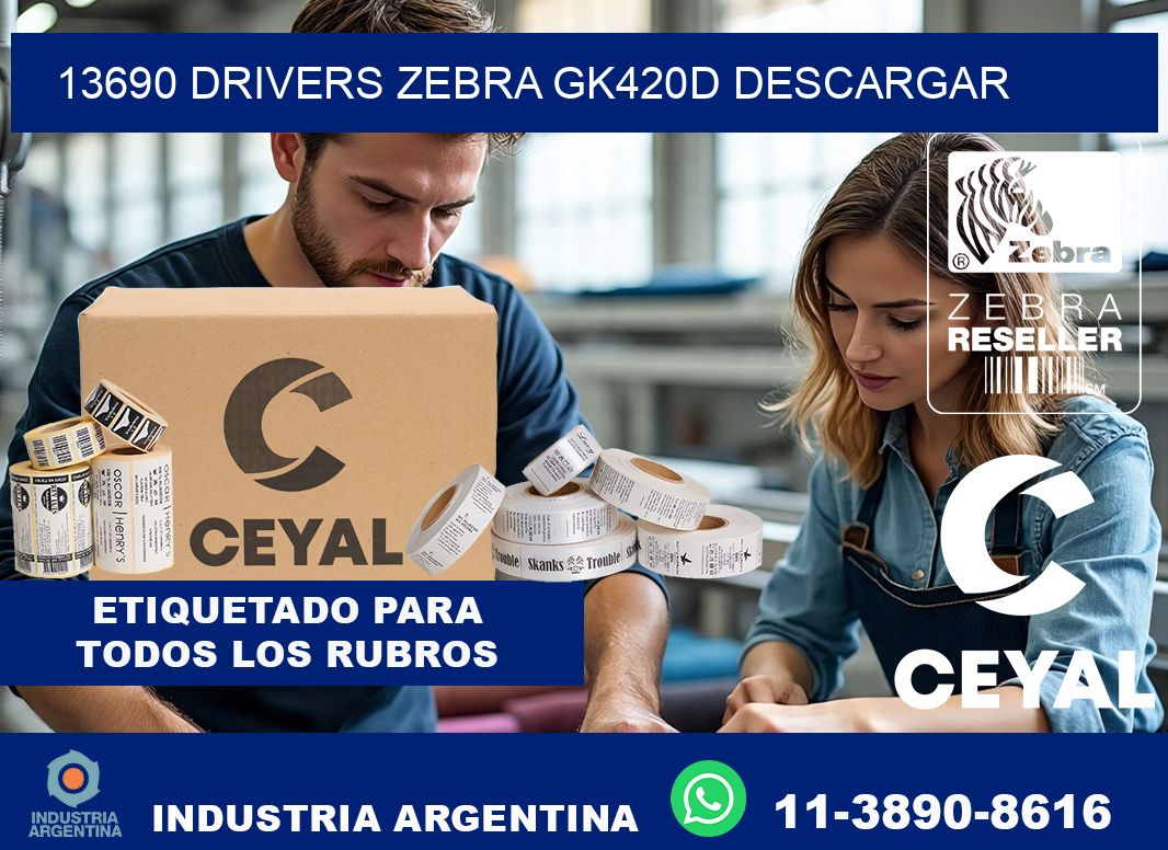 13690 drivers zebra gk420d descargar