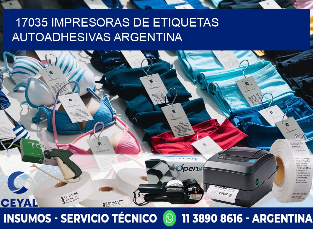 17035 Impresoras de etiquetas autoadhesivas argentina