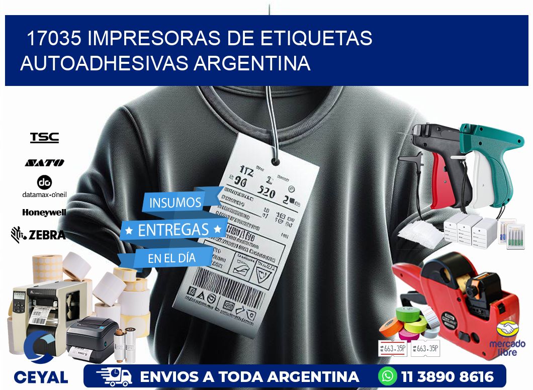 17035 Impresoras de etiquetas autoadhesivas argentina