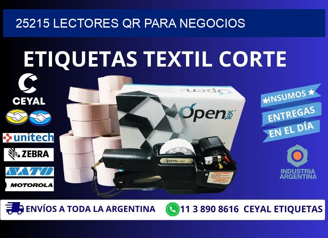 25215 lectores qr para negocios