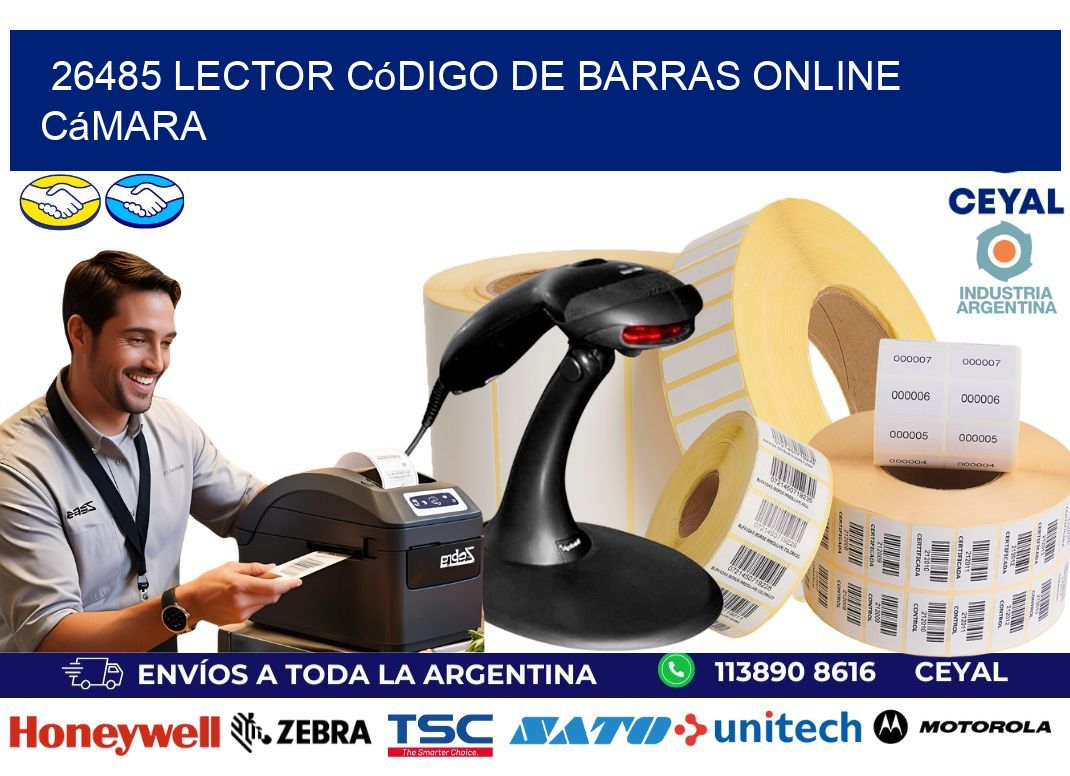 26485 Lector código de barras online cámara