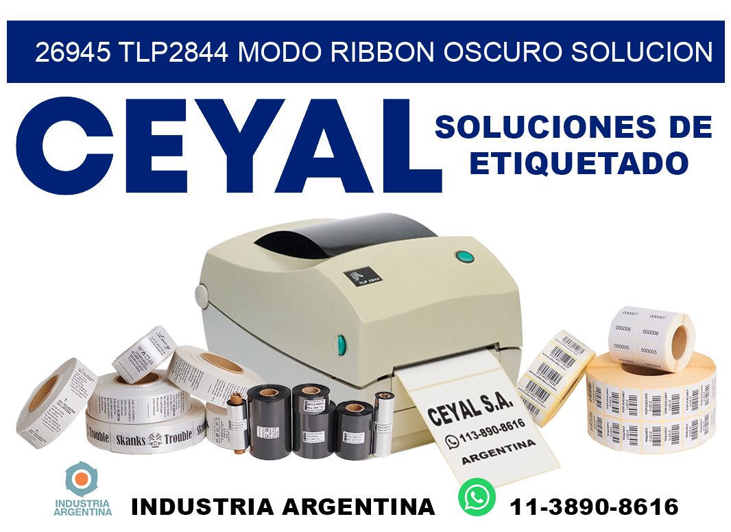 26945 tlp2844 modo ribbon oscuro solucion