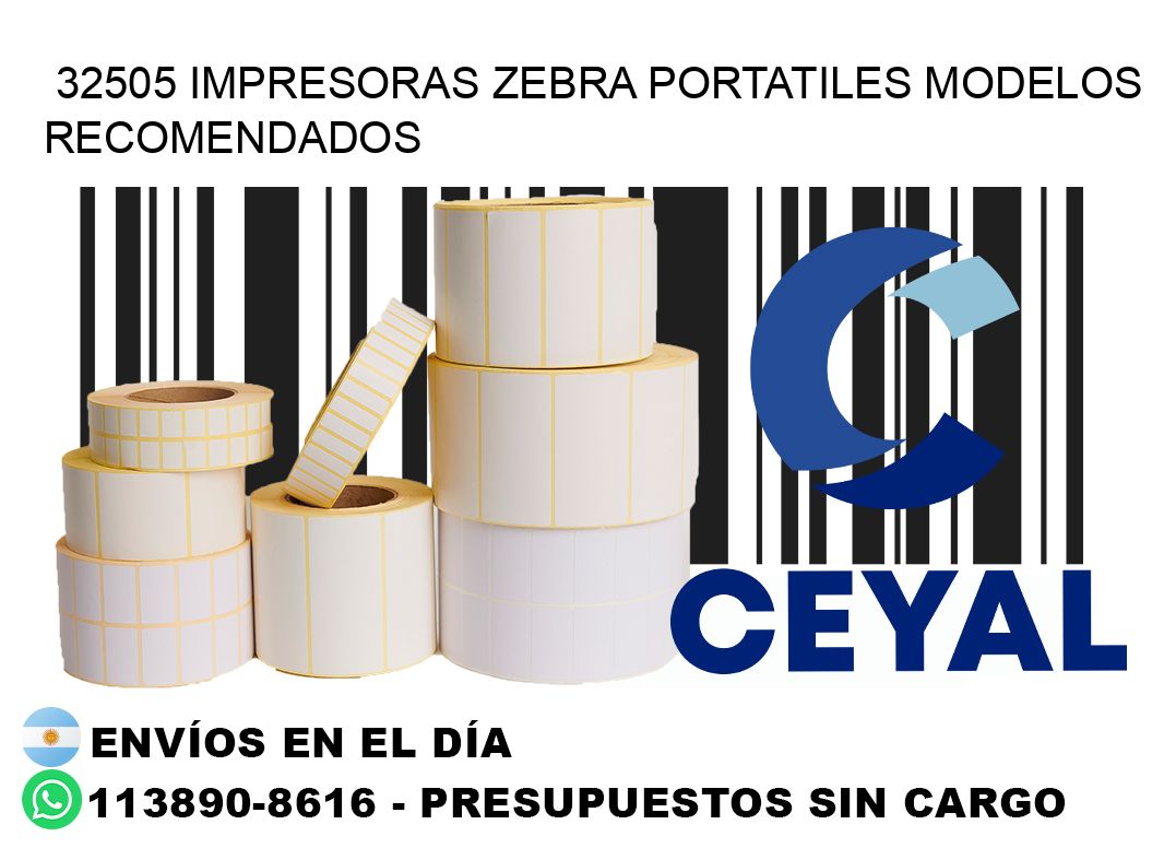 32505 impresoras zebra portatiles modelos recomendados