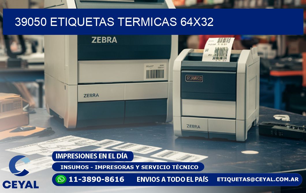 39050 etiquetas termicas 64x32