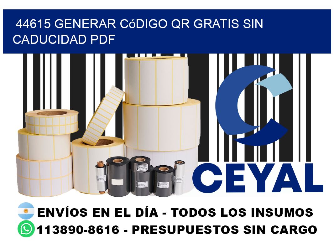 44615 Generar código QR gratis sin caducidad PDF
