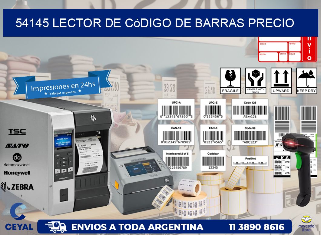 54145 Lector de código de barras precio
