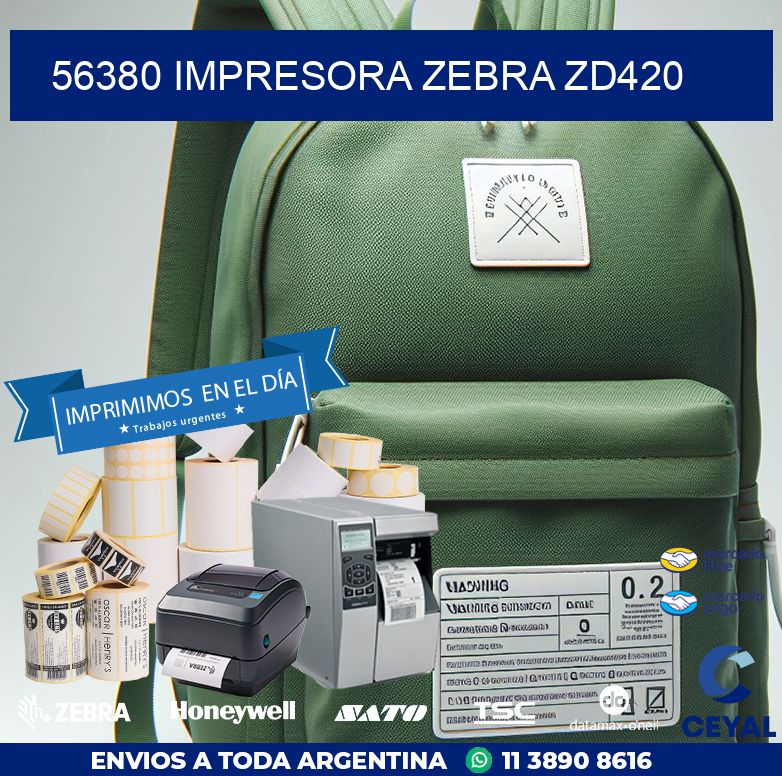 56380 Impresora Zebra ZD420