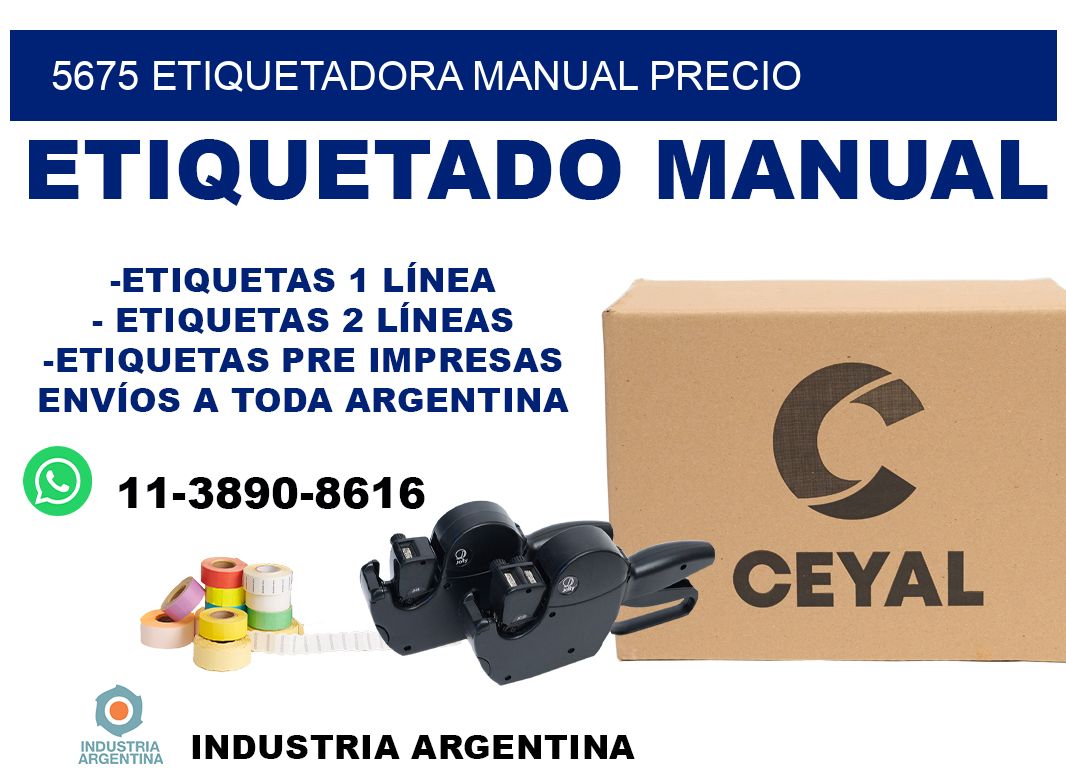 5675 etiquetadora manual precio