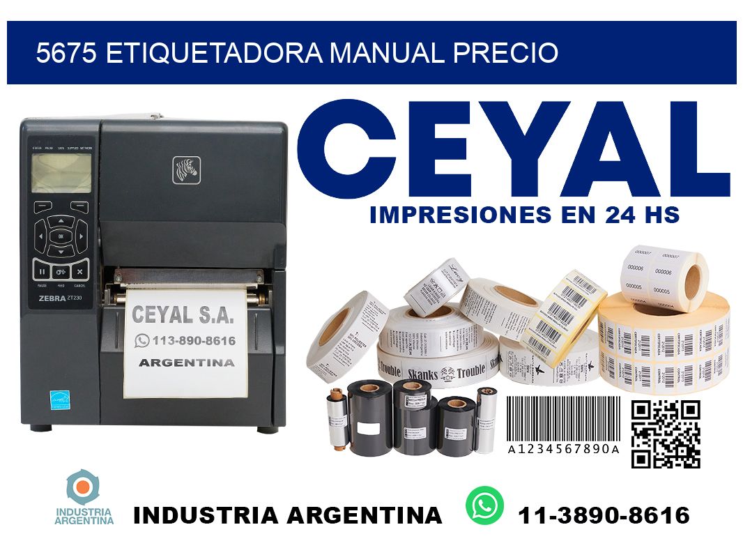 5675 etiquetadora manual precio