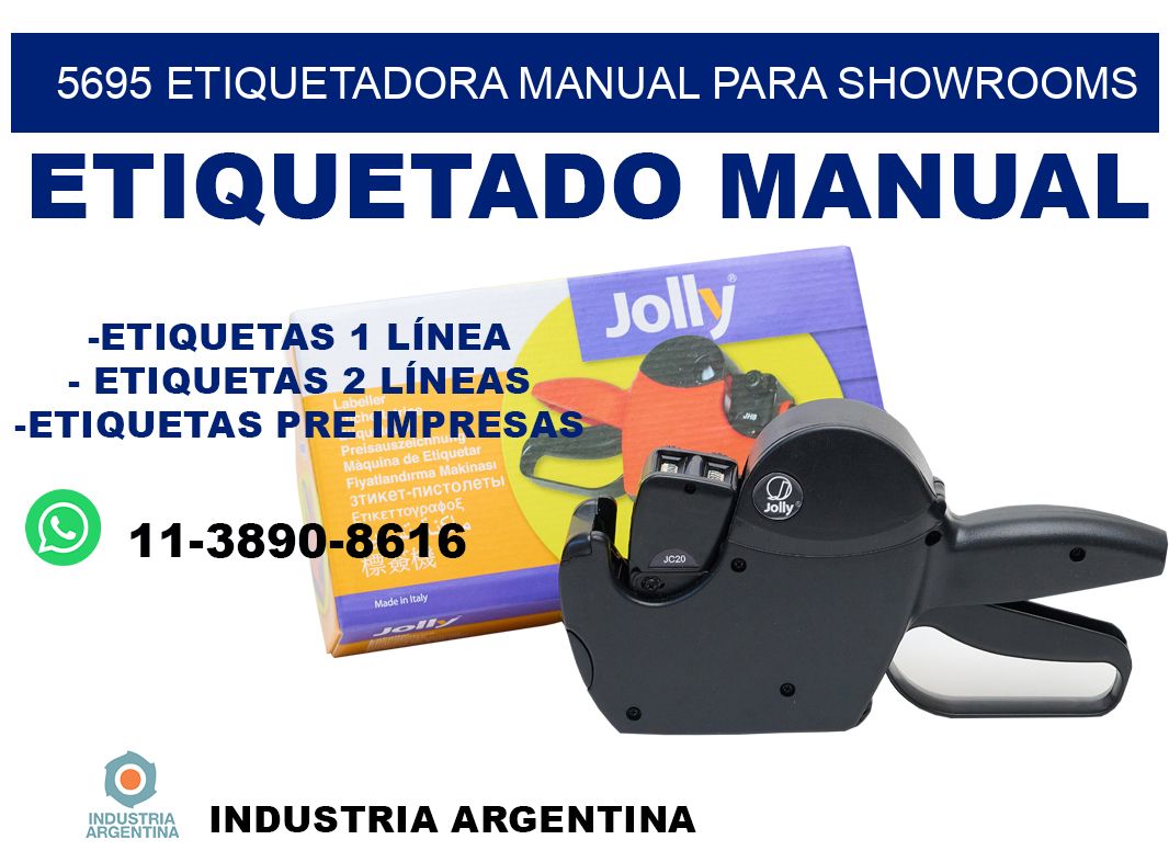 5695 etiquetadora manual para showrooms