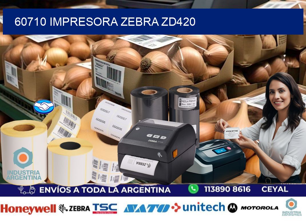 60710 Impresora Zebra ZD420