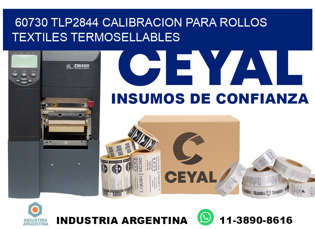60730 tlp2844 calibracion para rollos textiles termosellables