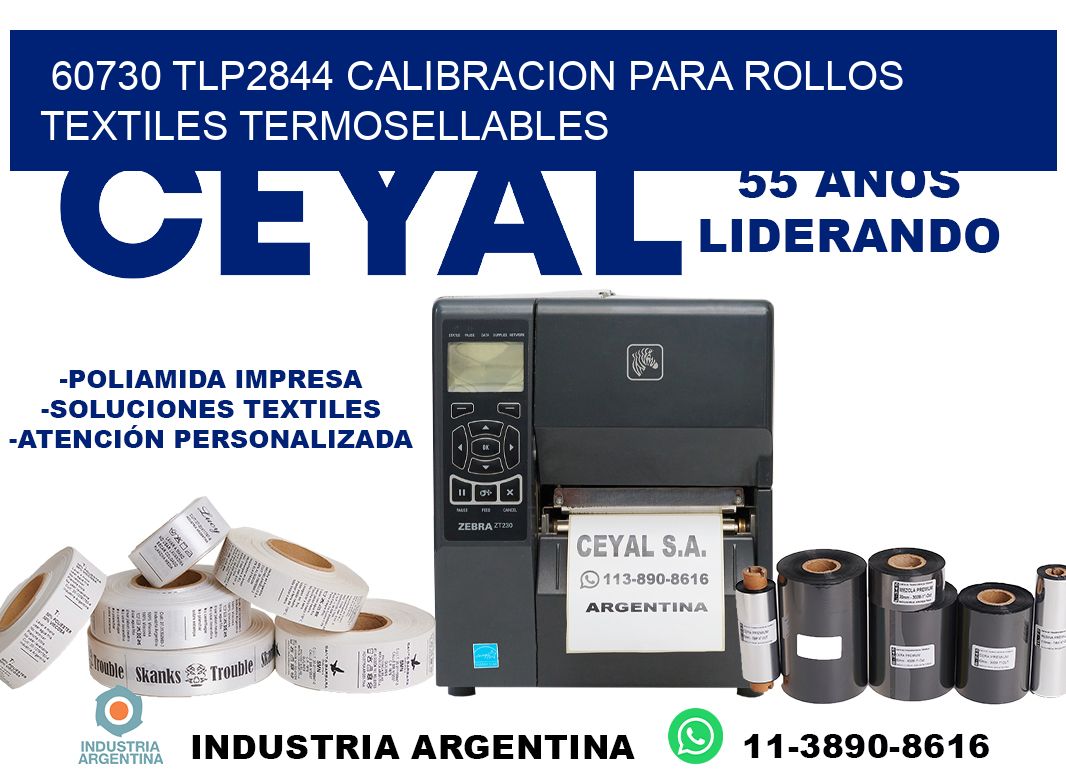 60730 tlp2844 calibracion para rollos textiles termosellables
