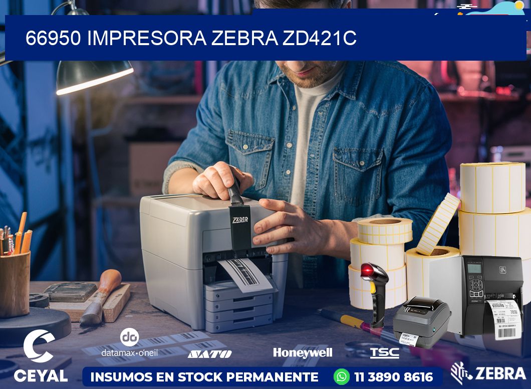 66950 Impresora Zebra zd421c