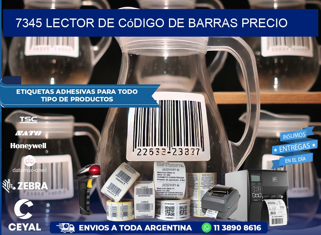 7345 Lector de código de barras precio