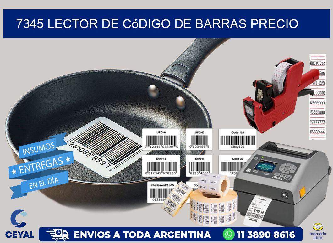7345 Lector de código de barras precio