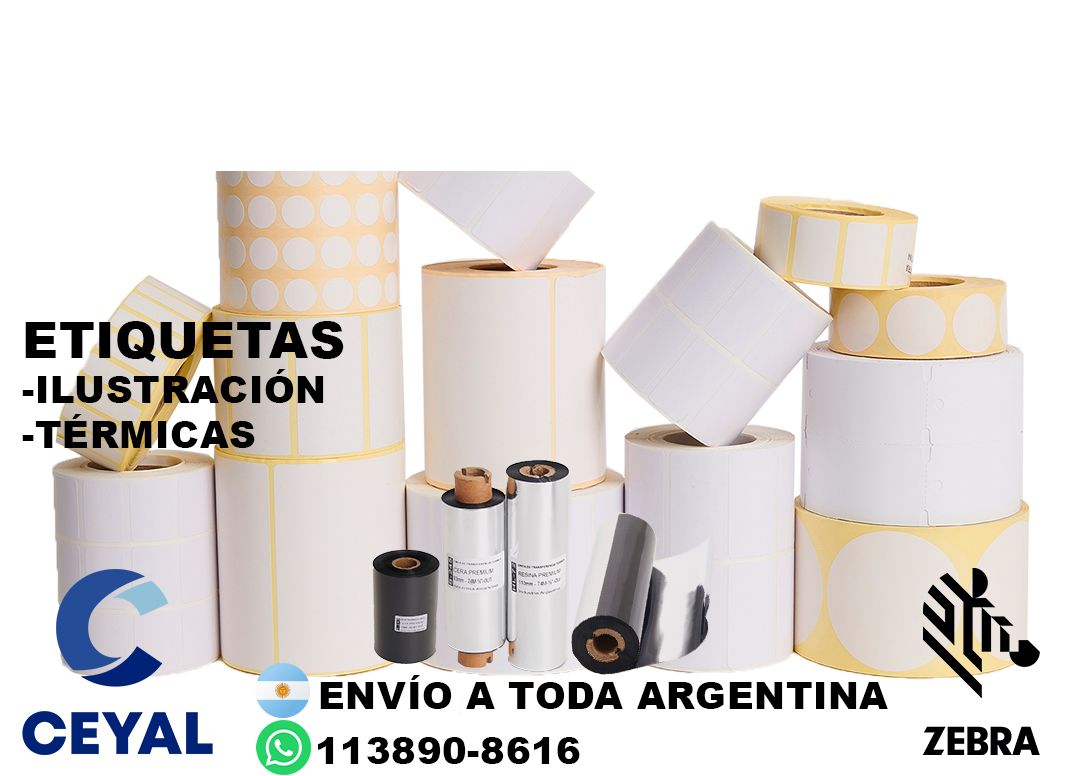 73710 etiquetas personalizadas con impresión variable