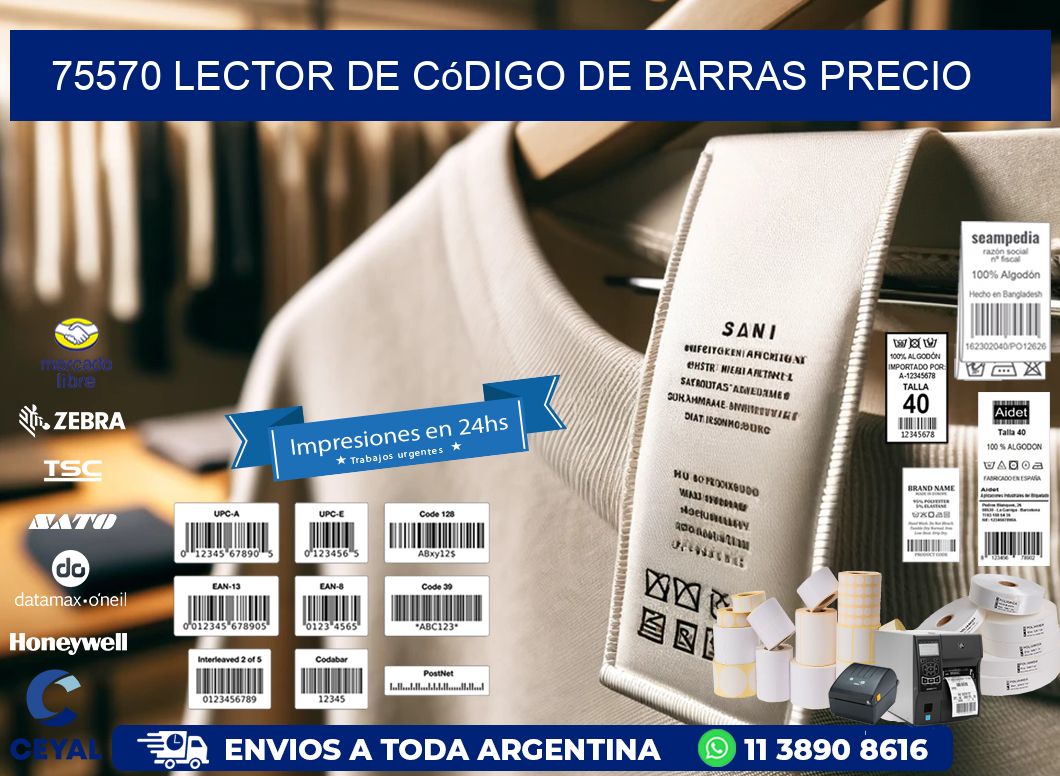 75570 Lector de código de barras precio