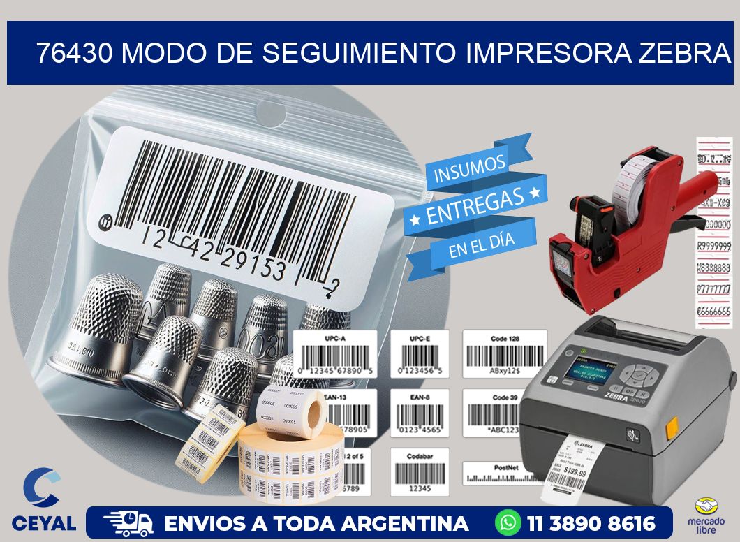 76430 Modo de seguimiento impresora Zebra