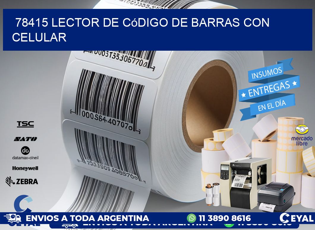 78415 Lector de código de barras con celular