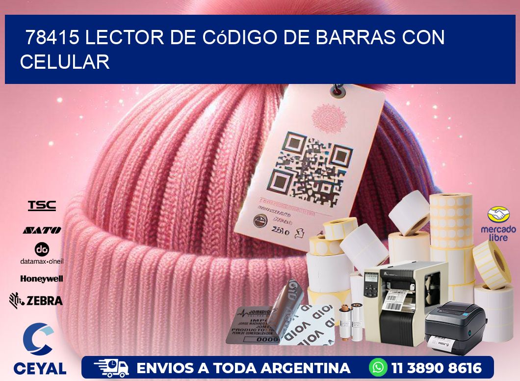 78415 Lector de código de barras con celular