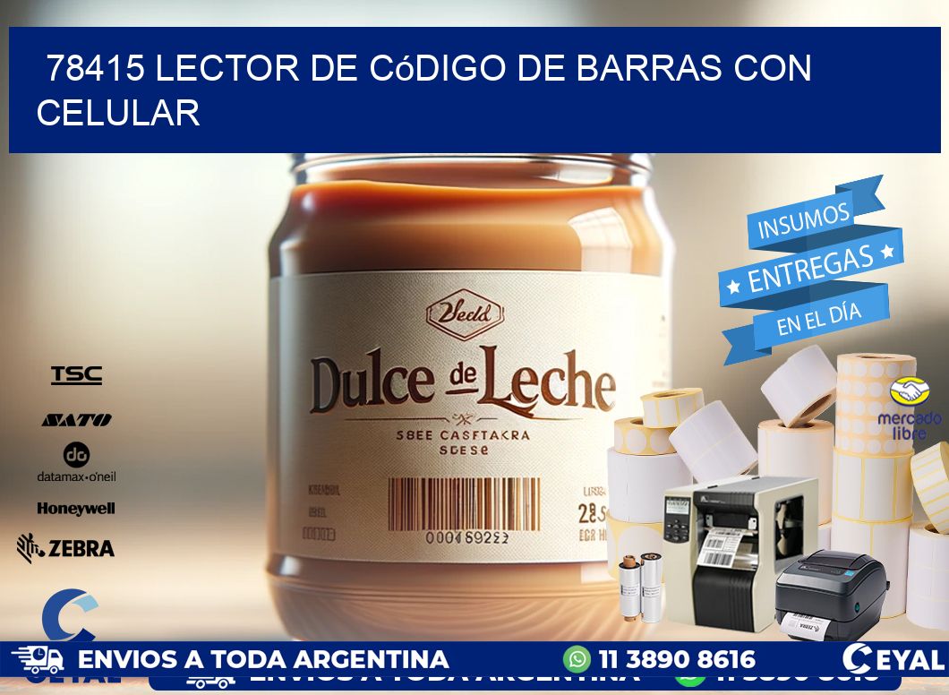 78415 Lector de código de barras con celular