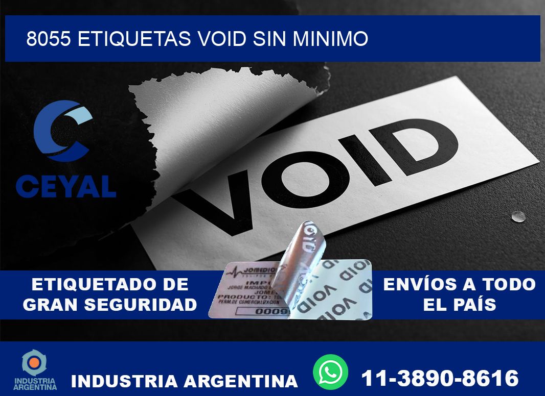 8055 etiquetas void sin minimo