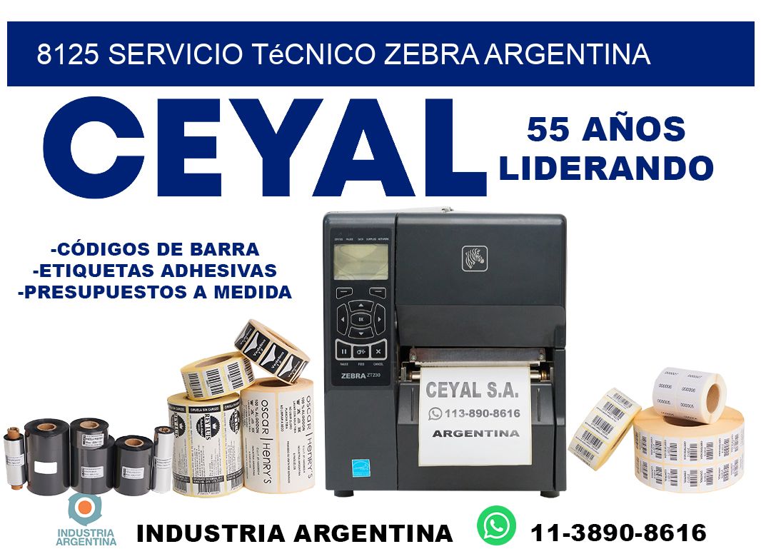 8125 servicio técnico zebra argentina