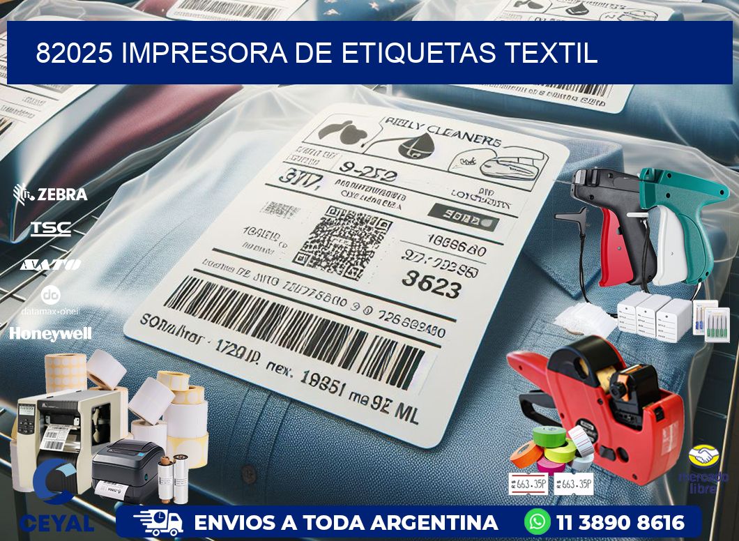 82025 Impresora de etiquetas textil