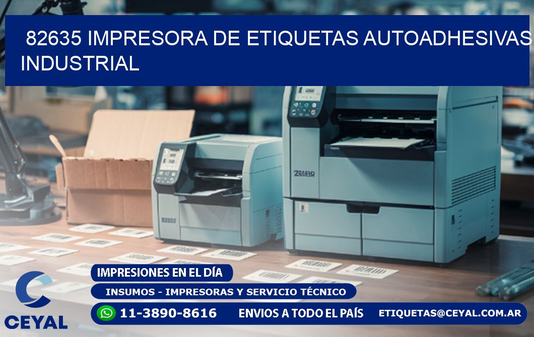 82635 Impresora de etiquetas autoadhesivas industrial