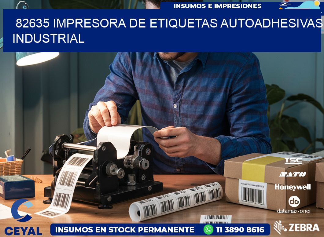 82635 Impresora de etiquetas autoadhesivas industrial