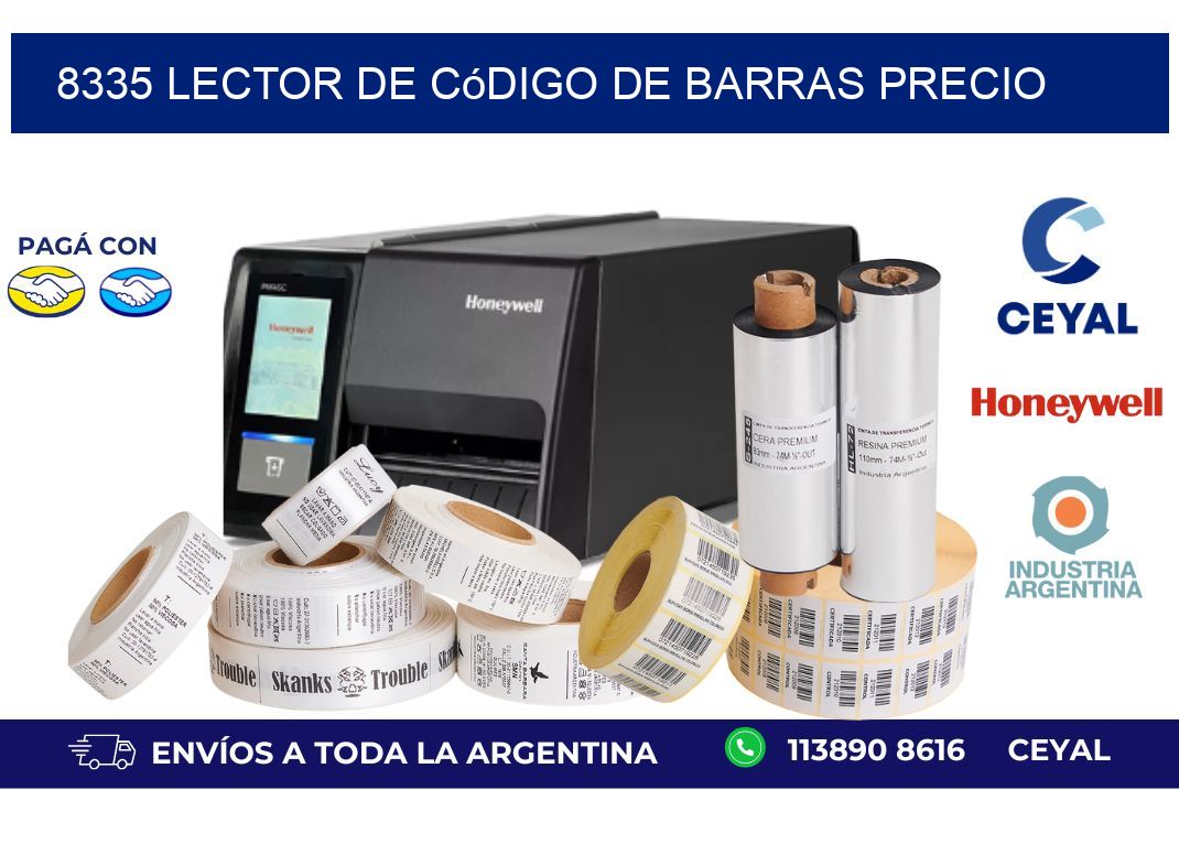 8335 Lector de código de barras precio