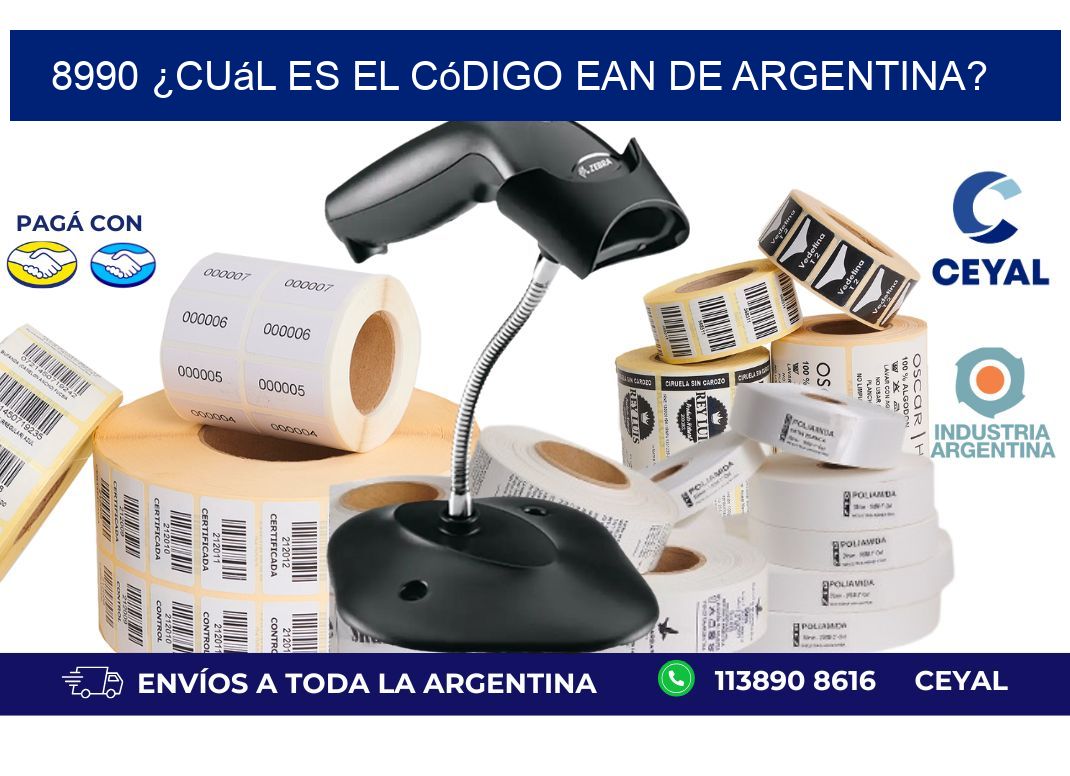 8990 ¿Cuál es el código EAN de Argentina?