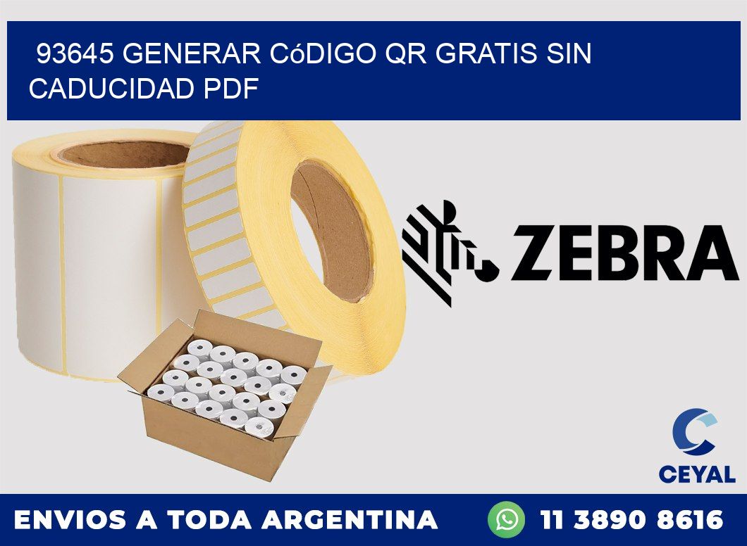 93645 Generar código QR gratis sin caducidad PDF