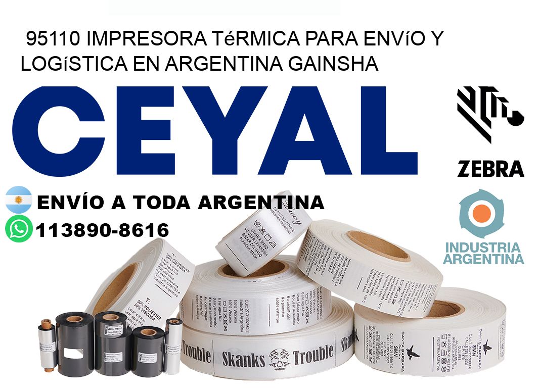 95110 impresora térmica para envío y logística en Argentina GAINSHA