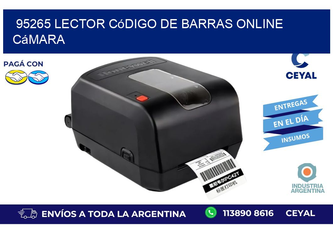 95265 Lector código de barras online cámara