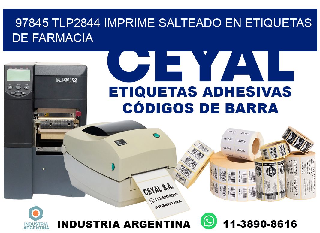 97845 tlp2844 imprime salteado en etiquetas de farmacia