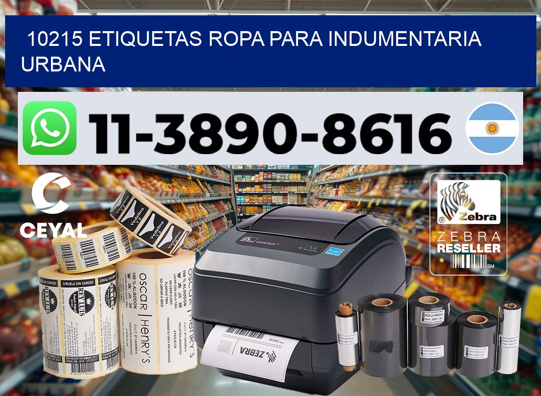 10215 Etiquetas ropa para indumentaria urbana