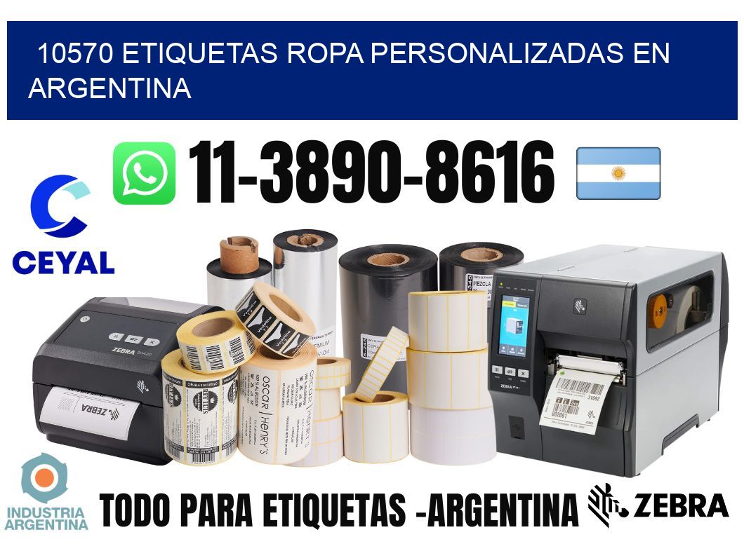 10570 Etiquetas ropa personalizadas en Argentina