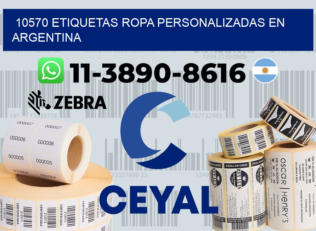 10570 Etiquetas ropa personalizadas en Argentina