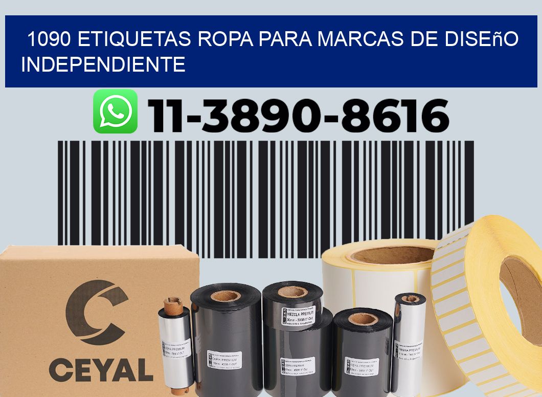 1090 Etiquetas ropa para marcas de diseño independiente
