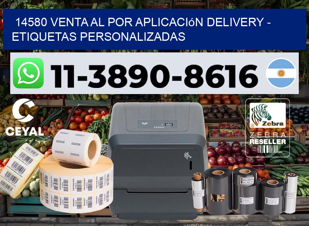14580 Venta al Por Aplicación delivery – Etiquetas Personalizadas