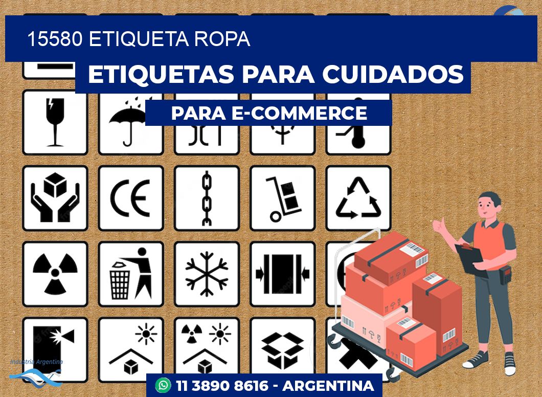 15580 etiqueta ropa