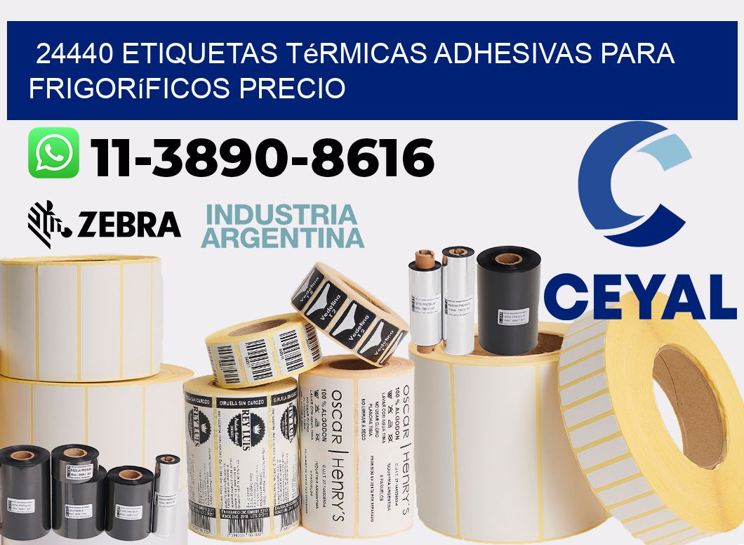 24440 etiquetas térmicas adhesivas para frigoríficos precio